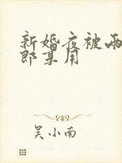 新婚夜被两个伴郎享用