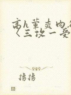 高h荤爽肉欲文〈三攻一受