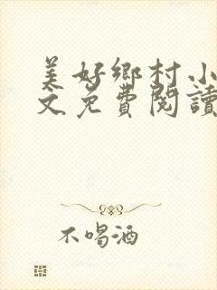 美好乡村小说全文免费阅读