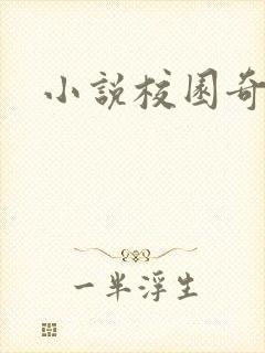 小说校园奇侠