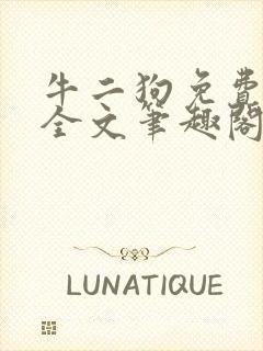 牛二狗免费阅读全文笔趣阁