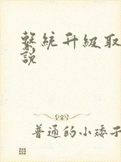 系统升级取液小说