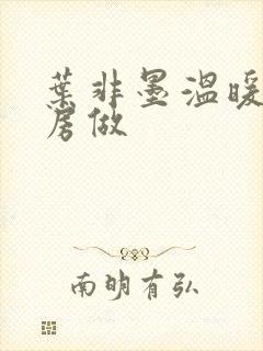 叶非墨温暖在厨房做