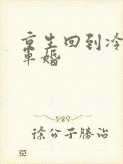 重生回到冷战前军婚