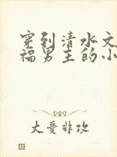 穿到清水文里造福男主的小说