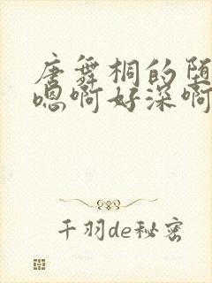 唐舞桐的堕落H嗯啊好深啊