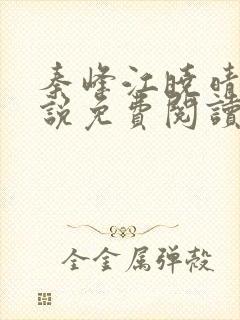 秦峰江晓晴的小说免费阅读