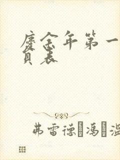 庆余年第一季演员表