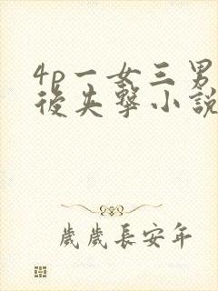 4p一女三男前后夹击小说