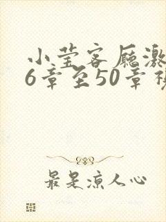 小莹客厅激情46章至50章视