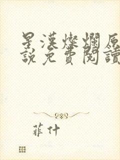 星汉灿烂原著小说免费阅读