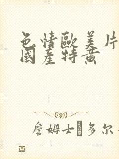 色情欧美片午夜国产特黄