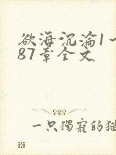 欲海沉沦1～887章全文