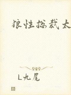 狼性总裁太凶猛