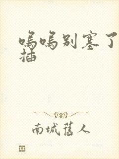 呜呜别塞了啊抽插