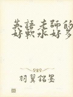 英语老师的兔子好软水好多