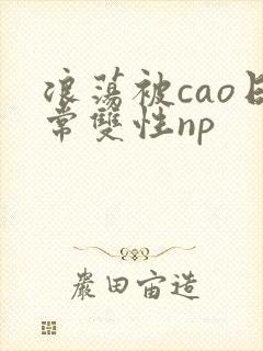 浪荡被cao日常双性np