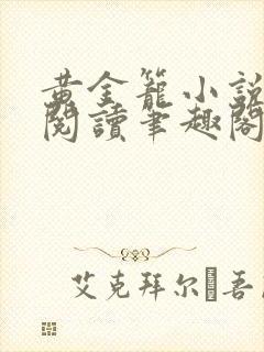 黄金笼小说免费阅读笔趣阁无弹窗