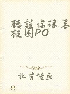 听说你很喜欢我校园PO