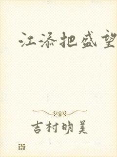 江添把盛望顶哭