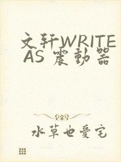 文轩WRITE AS 震动器