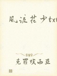 风流花少txt