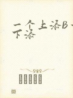 一个上添B一个下添