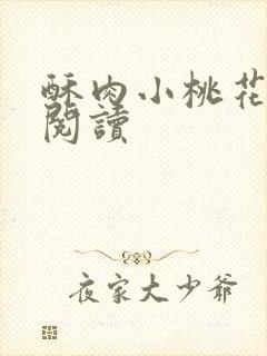 酥肉小桃花全文阅读