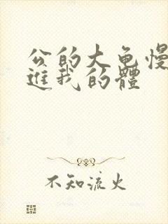 公的大龟慢慢挺进我的体