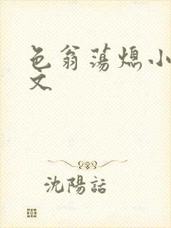 色翁荡熄小说全文