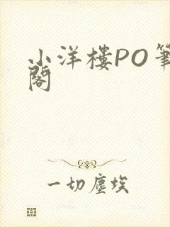 小洋楼PO笔趣阁