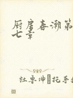 厨房春潮第三十七章