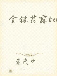 金银花露txt