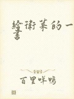 给卫莱的一封情书