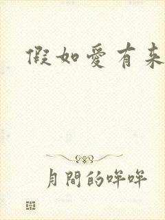 假如爱有来生
