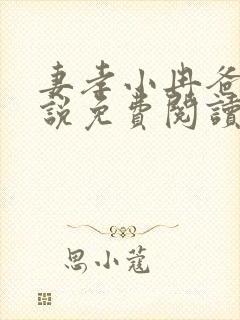 妻孝小冉爸爸小说免费阅读