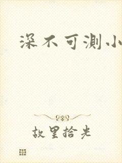 深不可测小说