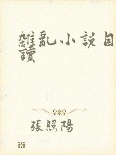 杂乱小说目录阅读