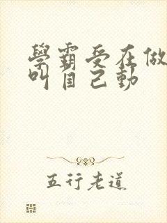 学霸受在做作业叫自己动