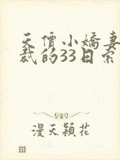 天价小娇妻,总裁的33日索情全文免费