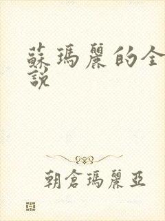 苏玛丽的全部小说