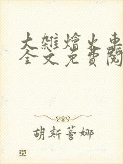 大杂烩火车小说全文免费阅读