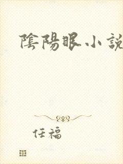 阴阳眼小说