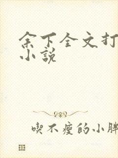 余下全文打不开小说