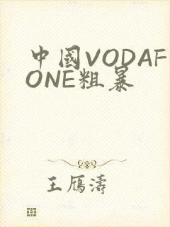 中国VODAFONE粗暴