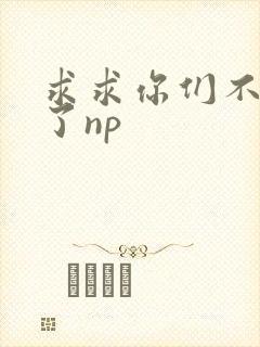 求求你们不要做了np