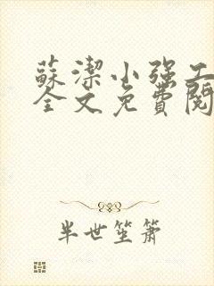 苏洁小强工地情全文免费阅读