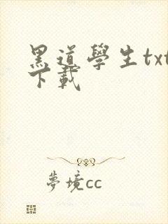 黑道学生txt下载