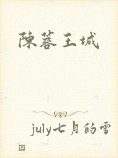 陈蓉王城