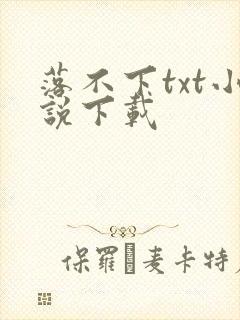 落不下txt小说下载